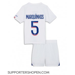 Paris Saint-Germain Marquinhos #5 Tredje tröja Barn 2022-23 Kortärmad (+ korta byxor)